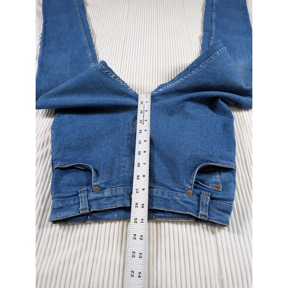 Vintage Levi’s Boys 14 Blue Denim Black Tab Straight Leg Retro Jeans - Picture 10 of 12